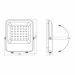 LED прожектор VIDEX 50W RGB 220V (VL-F3-50-RGB) VL-F3-50-RGB - 482981