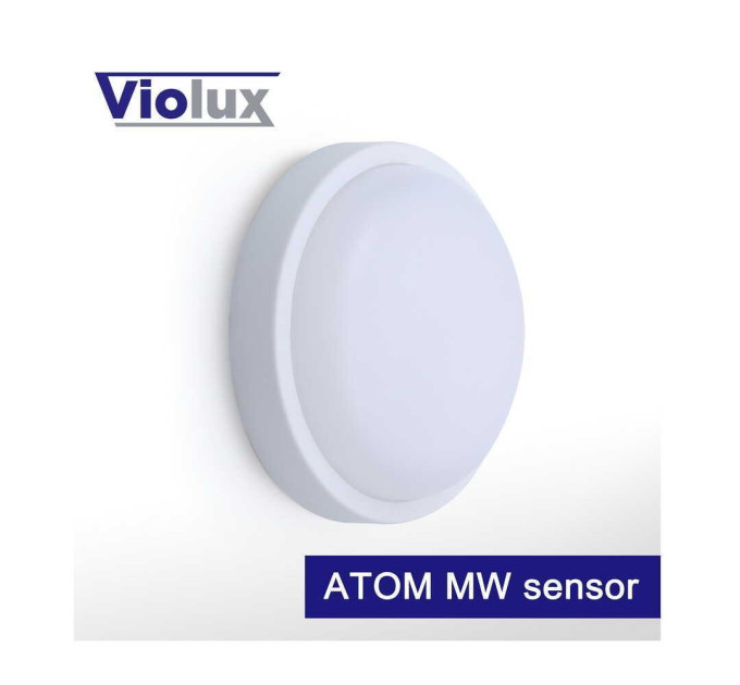Світильник LED Violux НББ ATOM MW sensor 12W 5000K IP54 ( 200060 )