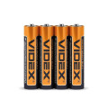 Батарейка сольова Videx R03P/AAA 4шт SHRINK R03P/AAA 4pcs S - 290423 - ціна за 1 шт. 10.00 грн., замовлення кратно блістеру (2/4/5/10шт)
