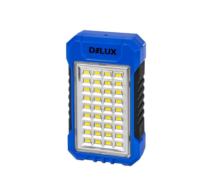 Світильник світлодіод. DELUX REL-101 (4V2.4Ah) 36 LED 4W 69x37x125
