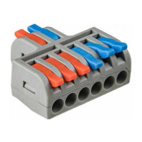 Клема швидкого монтажу 2x6х4 мм² прохідна DB-62 ACKO ( A0130010119 )