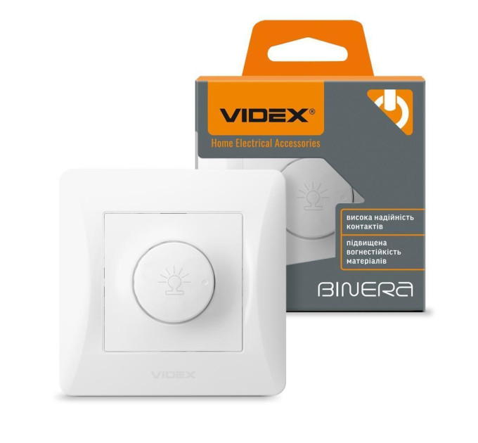 Димер 600Вт білий VIDEX BINERA VF-BNDM600-W - 295091