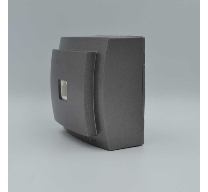 Розетка Nilson Themis антрацит комп'ютерна  CAT5e RJ45 ( 26161044 )