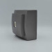 Розетка Nilson Themis антрацит комп'ютерна  CAT5e RJ45 ( 26161044 )