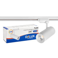 Прожектор світлодіодний трековий DELUX TL04 20 Вт 36° 4000K білий