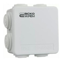 Коробка розподільча АСКО 100х100х70 біла IP65 ( A0150170018 )