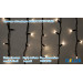 Гірлянда зовнішня DELUX ICICLE 75 LED 2x0,7m flash теплий білий/чорний IP44 EN
