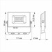 LED прожектор TITANUM TLF106 10W 6500K TLF106 - 293929