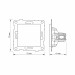 Заглушка для рамки біла VIDEX BINERA VF-BNC-W - 482516