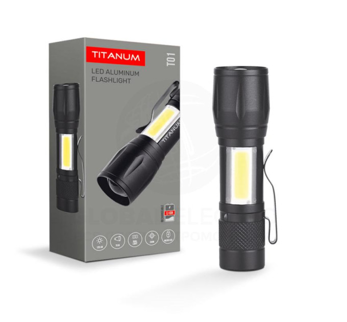 Портативний світодіодний ліхтарик TITANUM TLF-T01 120Lm 6500K