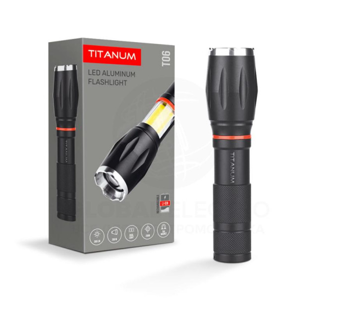 Портативний світодіодний ліхтарик TITANUM TLF-T06 300Lm 6500K
