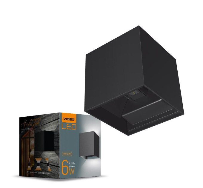 LED Світильник архітектурний AR04 IP54 VIDEX 6W 2700K VL-AR04-062B - 480871