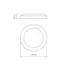 LED світильник VIDEX EDGE-RC-72W-WHITE (VLE-ERC-72W) VLE-ERC-72W - 542187