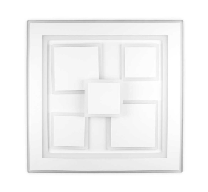 Світильник LED smart OXFORD+пульт 110W 3000-6000K IP20 білий квадрат ( 220425 )