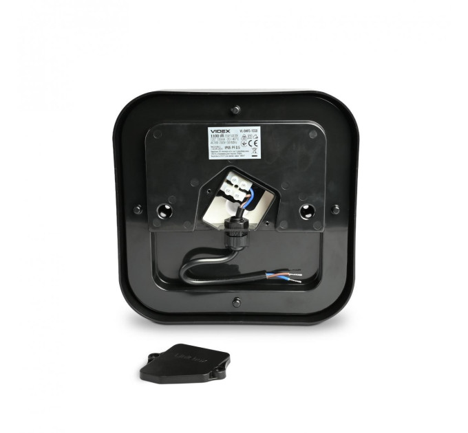 LED світильник ART IP65 квадратний VIDEX 15W 5000K Black VL-BHFS-155B - 485180