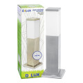 світ.сад-парк. DELUX POLE 0450 E27 КВАДРАТ нерж.сталь