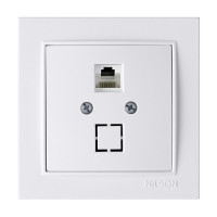 Розетка Nilson Thor біла комп'ютерна  CAT5e RJ45 ( 27111044 )