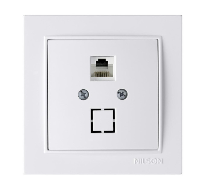 Розетка Nilson Thor біла комп'ютерна  CAT5e RJ45 ( 27111044 )