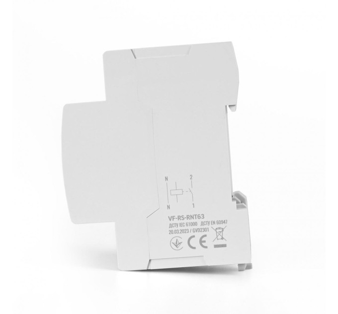 Реле контролю напруги та струму VIDEX RESIST 145-300В 1-63А VF-RS-RNT63 - 482837