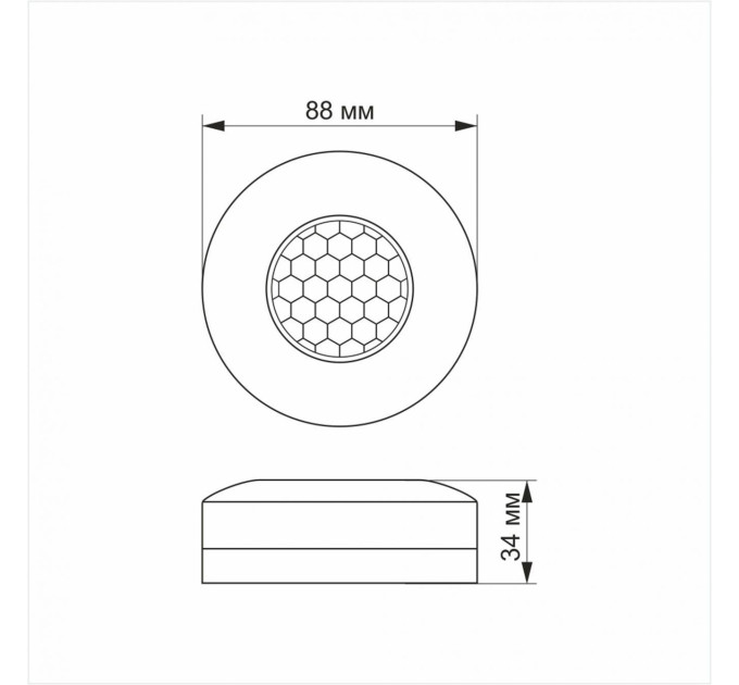 Датчик руху та освітленості VIDEX VL-SPC12B 220V 1200W інфрачервоний VL-SPC12B - 484626