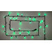 Гірлянда зовнішня DELUX STRING 100 LED 10m (2x5m) зелений/чорний IP44 EN