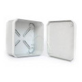 Коробка розподільча ДКС 100х100х50 сіра гладка IP66 ( 54810 )