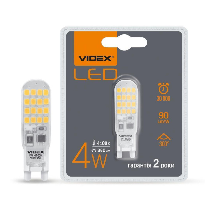 LED лампа VIDEX G9S 4W G9 4100K VL-G9S-04224 - 299006