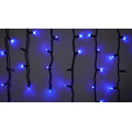 Гірлянда зовнішня DELUX ICICLE 75 LED 2x0,7m flash синій/чорний IP44 EN