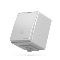 IP65 Кнопка дзвінка сіра VIDEX BINERA VF-BNW11DB-G - 298986