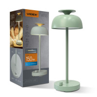 LED лампа настiльна з акумулятором VIDEX VL-TF23G 8.5W 4000K+RGB Green VL-TF23G - 400219