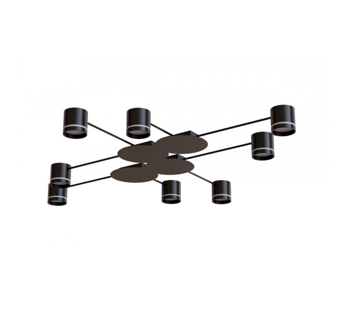 Світильник STARK CL-8/4-133 8xGX53 BK, 1060х100мм, чорний, HOPFEN