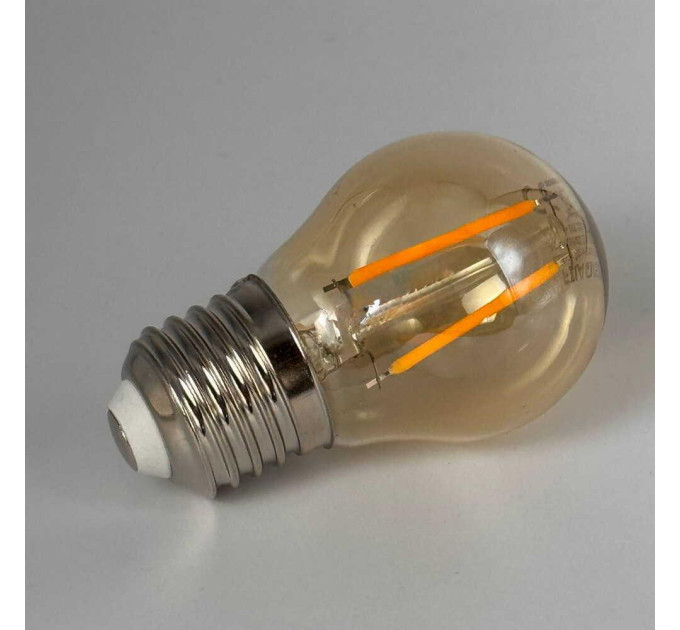 Лампа LED FILAMENT G45 2W E27 2200K VIOLUX ( 832082 )