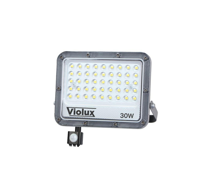 Прожектор LED Violux CARBON-S 30W 5000K 3600lm IP65 з датчиком ( 400222 )