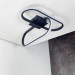 Світильник LED smart SKYLER-2D +пульт 55W 3000-5000K IP20 чорний Violux ( 220895 )