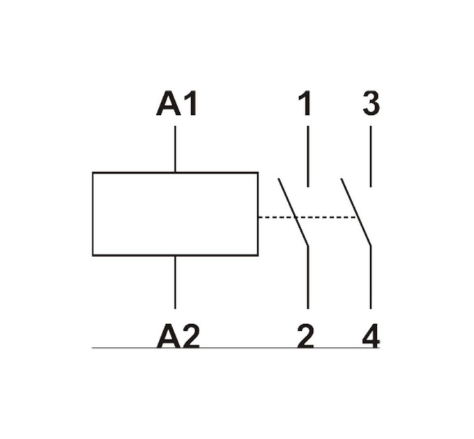 Контактор модульний MCF3i 25-20 2P з ручним керуванням Промфактор ( MCF3i2520230 )
