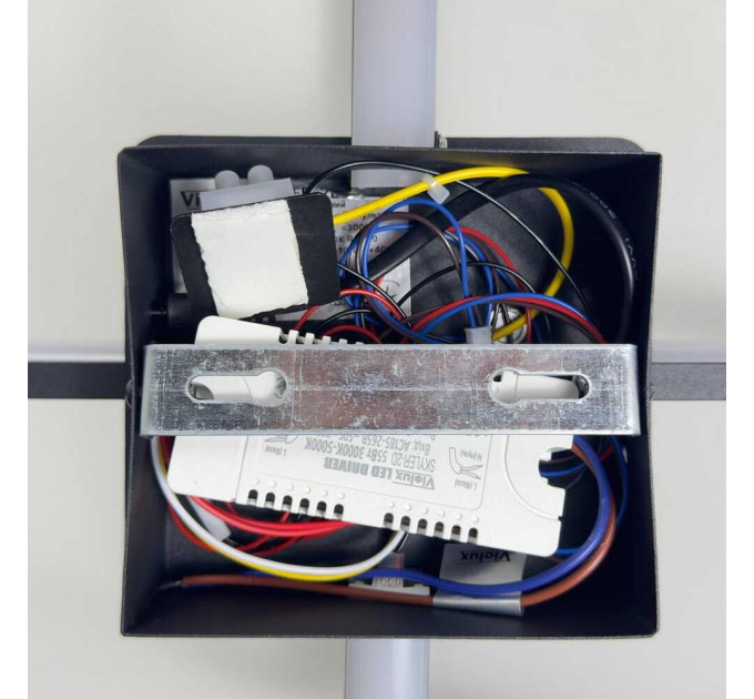 Світильник LED smart SKYLER-2D +пульт 55W 3000-5000K IP20 чорний Violux ( 220895 )