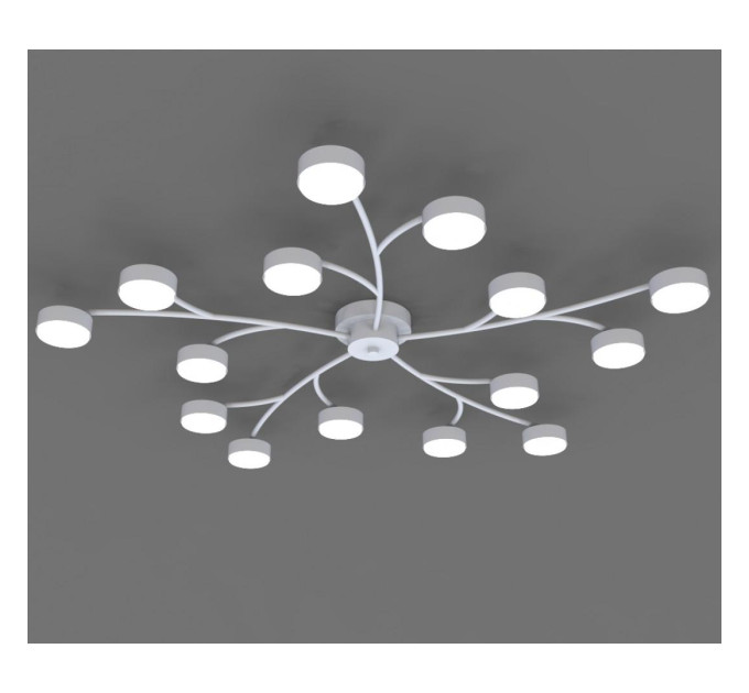 Світильник STARK SKOG-GX-15 WH, 15xGX53, 1020x85мм, білий, HOPFEN