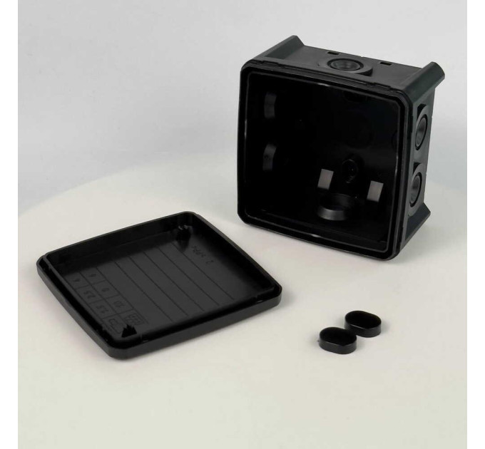 Коробка розподільча СКІМ K85B-0 88х88х52 чорна IP54 ( B1102024 )