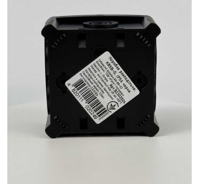 Коробка розподільча СКІМ K85B-0 88х88х52 чорна IP54 ( B1102024 )