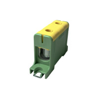 Клемник на DIN-рейку FT1095G 1Р,Cu:16-95 / Al:16-95 мм2, жовто-зелений Промфактор ( FT1095G )