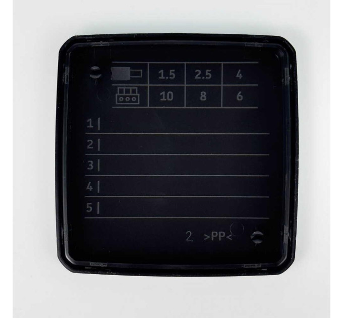 Коробка розподільча СКІМ K85B-0 88х88х52 чорна IP54 ( B1102024 )