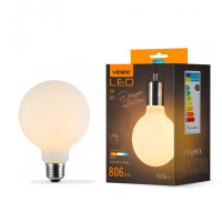 LED лампа VIDEX Filament VL-DG80MO 7W E27 3000K Porcelain dimmable VL-DG80MO - 484497