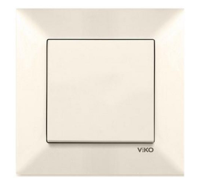 Вимикач VI-KO Meridian кремовий 1кл (90970201-WH)