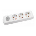 Колодка VIKO Multi-Let 3-на з заземленням з вимикачем (90118300)
