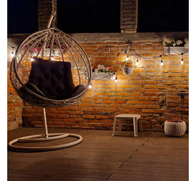 Гірлянда TWIST патрон 10хЕ27 5м IP65 чорний VIOLUX ( 950012 )
