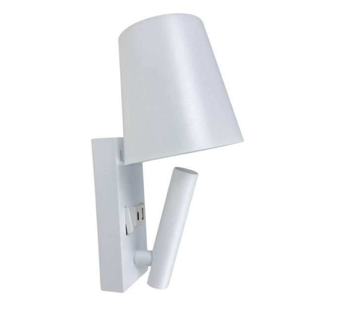 Світильник настінний Violux UMBRELLA USB+TYPE-C VIOLUX 3W 4200K IP20 білий ( 552024 )