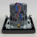 Розетка EL-BI VEGA чорний мат 1-на з заземленням + 2USB (Type C+A) 3А ( 510-014800-347 )