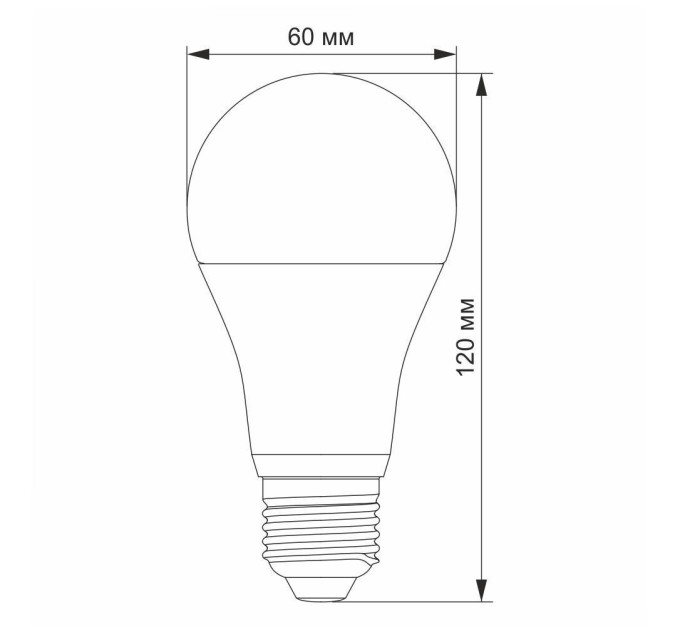LED лампа VIDEX A65e 15W E27 3000K VL-A65e-15273 - 293608