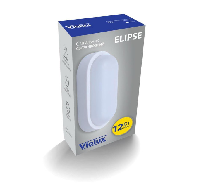 Світильник LED Violux НББ ELIPSE 12W 5000K IP54 ( 240061 )