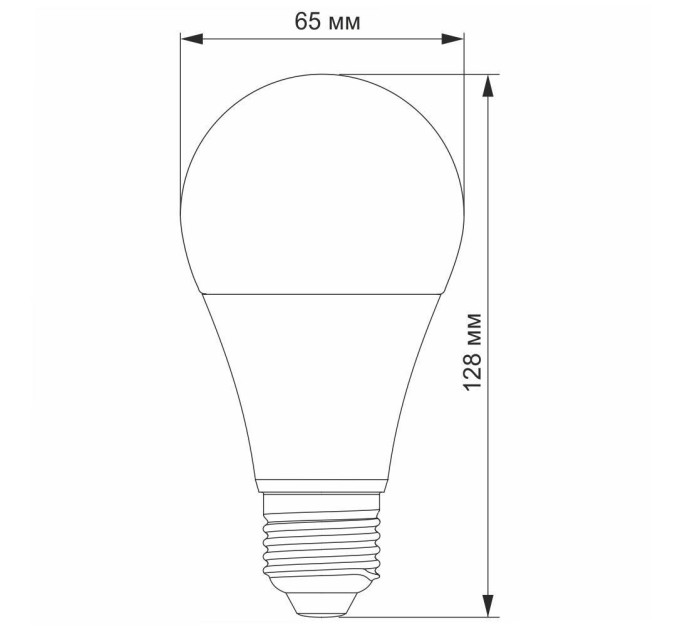 LED лампа TITANUM A65 15W E27 4100K TLA6515274 - 298511